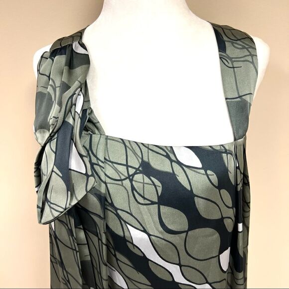 Benetton Art Deco sleeveless shift dress. Size XS - Picture 3 of 9